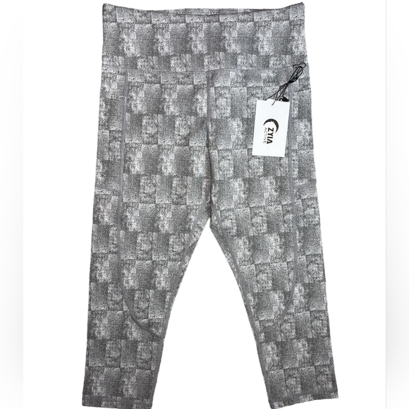 NEW Zyia 6680 flint full grain light n tight hi-rise Capri RC size 8-10 NWT - Picture 11 of 11